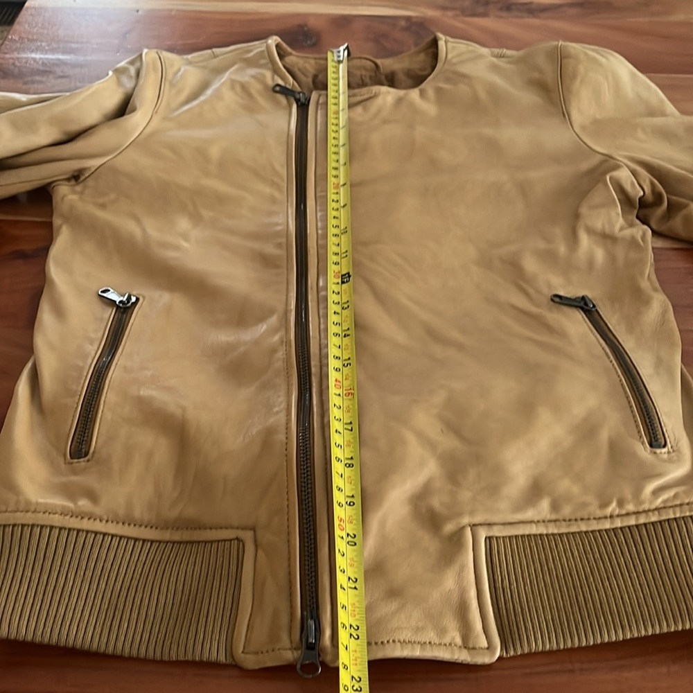 Gap Retro Look Soft Leather Jacket sz medium - Picture 13 of 14